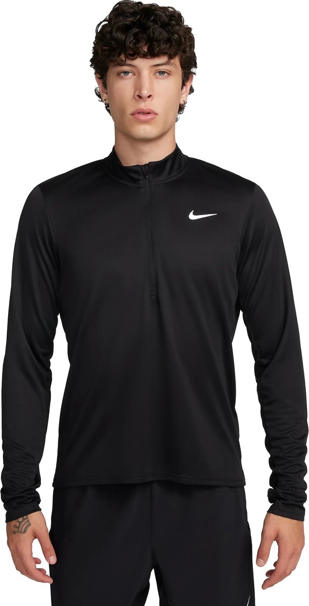 Nike Pacer Dri-fit 1/2 Zip Heren Hardloop Sweater Fq2494-010 Kleur -multicolour Multicolor