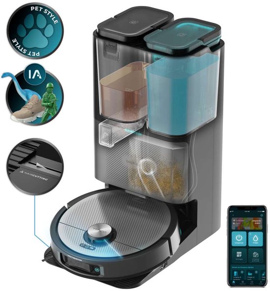 Cecotec Conga ProAI Infinity Robotstofzuiger Zwart - Cecotec - €529,99