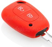 Nissan SleutelCover - Rood / Silicone sleutelhoesje / beschermhoesje autosleutel