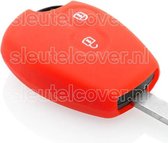 Dacia SleutelCover - Rood / Silicone sleutelhoesje / beschermhoesje autosleutel