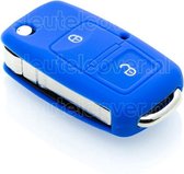 Housse de clé Audi - Bleu / Housse de clé en silicone / Housse de protection pour clé de voiture