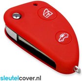 Alfa Romeo SleutelCover - Rood / Silicone sleutelhoesje / beschermhoesje autosleutel