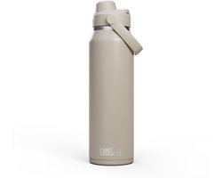 CamelBak Thrive Chug Drinkfles - 1 L - RVS - Met Draaidop - Isolatie Waterfles - Beige (Stone)