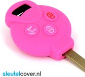 Smart SleutelCover - Roze / Silicone sleutelhoesje / beschermhoesje autosleutel