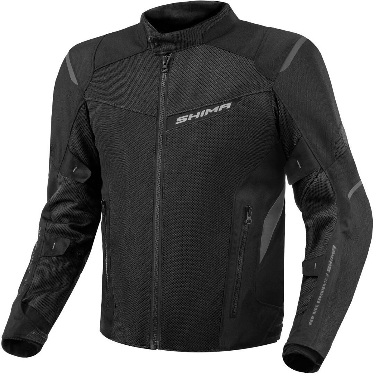 SHIMA Rush 2.0 Vented Waterproof Zwart Textiele Motorjas - Jas
