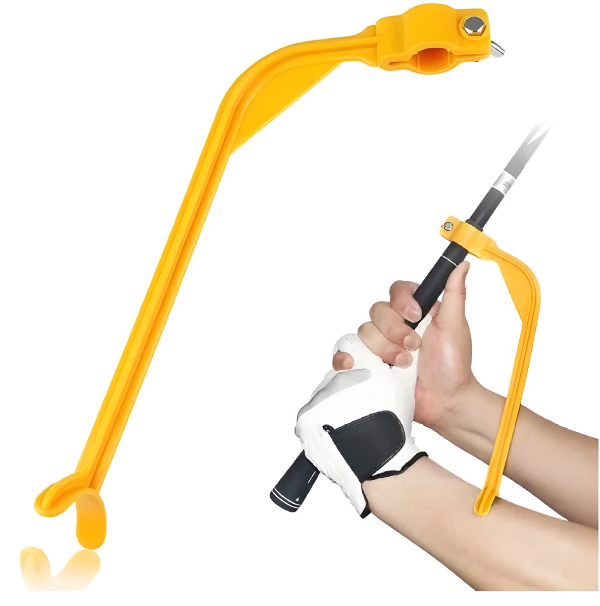 Stripe golf swingcorrector - Y-steun met klem voor arm- en polspositie