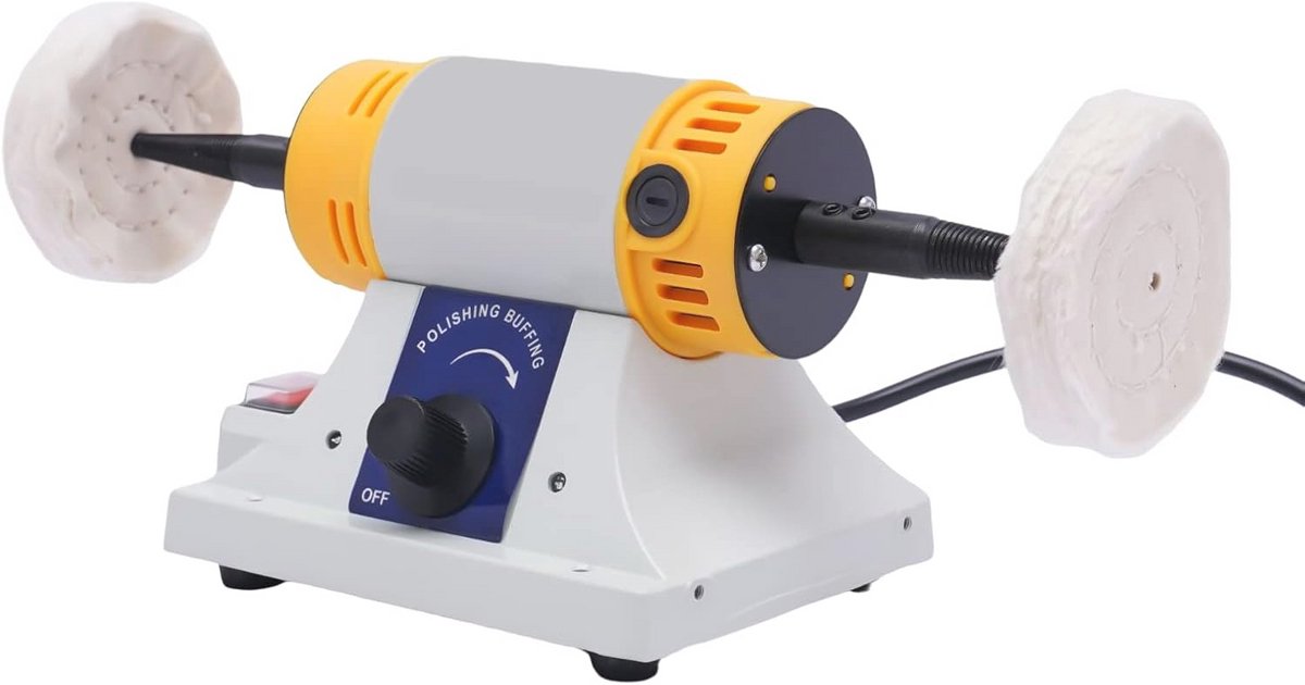 Tafel Polijstmachine voor Sieraden 800-10000 omw/min - Staande Polijstmachine