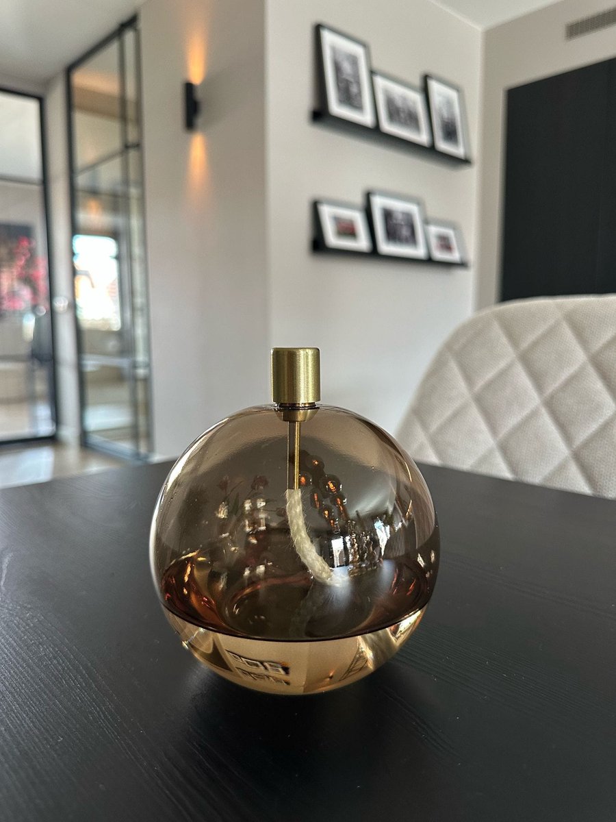 Peri Living | olielamp | bol | Champagne beige | olie | bolvorm | Peri Design | Small | S