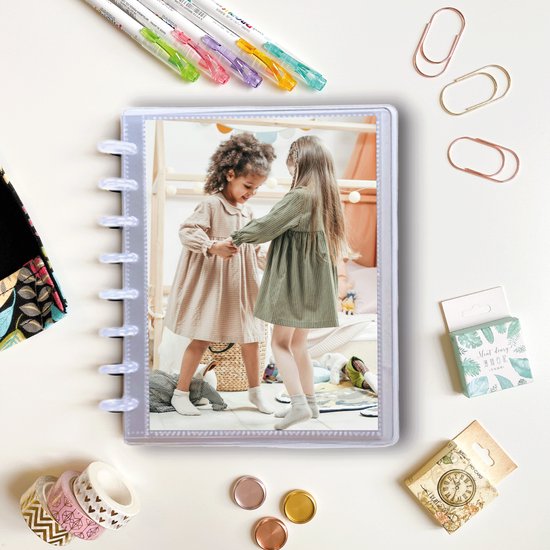 Modulair Fotoalbum met Transparante Hardcover - A5 – Aanpasbaar & Duurzaam - 100 foto's