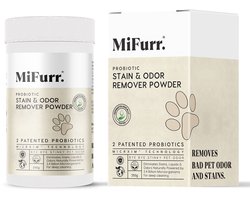 MiFurr® Vlekkenverwijderaar - Probio Poeder - Krachtige Oplossing voor Hardnekkige Vlekken en Geuren van Huisdieren