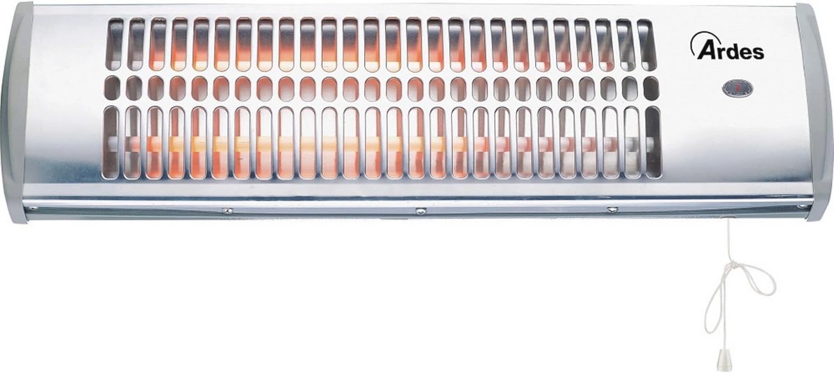 Kwarts Wandverwarming voor Binnen en Buiten met Ventilator - 600W/1200W