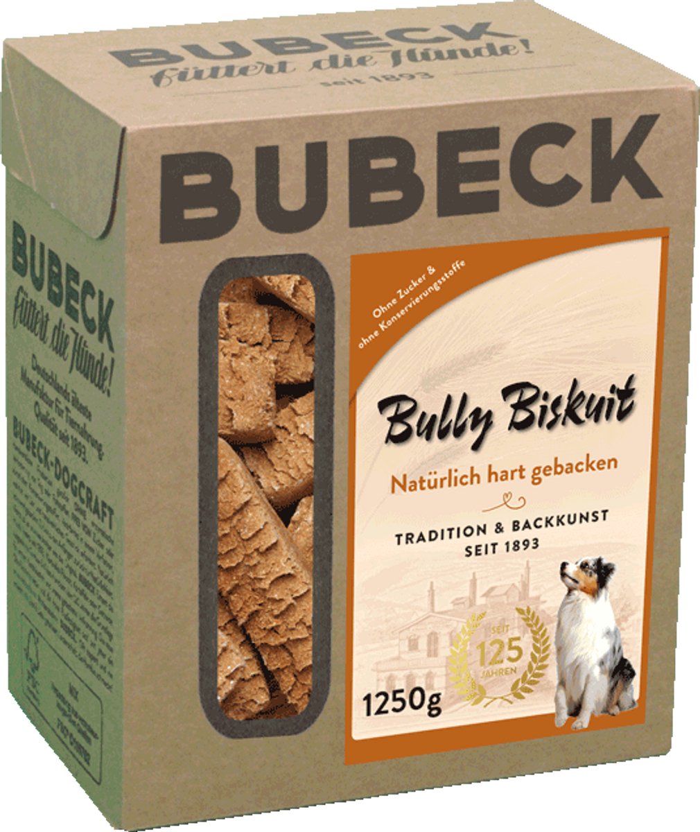 Bubeck Bullybiskuit oven gebakken honden koekjes - 1,25kg