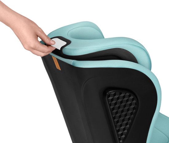 Lionelo Neal i-Size - Autostoel 100-150 cm - ISOFIX of autogordel - Verstelbare hoofdsteun (10 standen) - Kantelbare rugleuning (4 standen) - Side Impact Protection - Bekerhouder - EPP/EPS schuim - Afneembare hoes - Comfortabel & universeel van LIONELO — afbeelding 3
