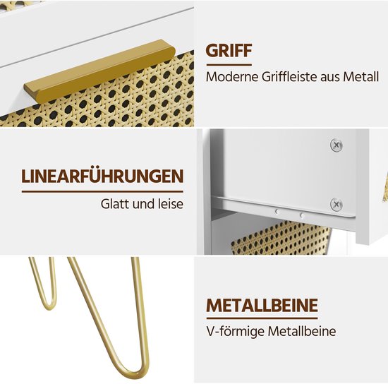 WOOOD smalle bijzettafel Kioni - Acacia Hout - Zwart - 58x30x30 cm | Leen Bakker