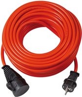 Brennenstuhl BREMAXXÂ® verlengsnoer (25m kabel, voor buitengebruik IP44, toepasbaar tot -35 Â°C, olie- en UV-bestendig) oranje