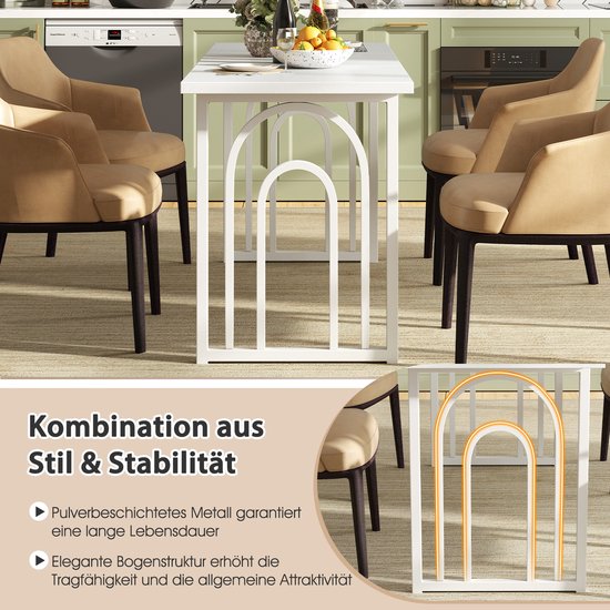 Vision kunstmarmer wastafel 2 kraangaten 100x46 wit