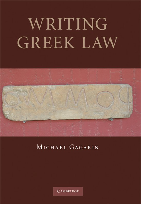 Writing Greek Law - cover