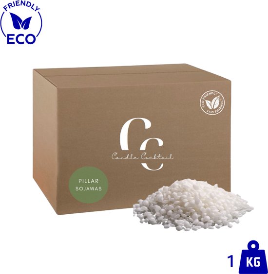 Foto: Candle cocktail kwalitatieve stevige 100 ecologische pillar sojawas 1 kg voor vrijstaande kaarsen gietwas smeltpunt 50c kaarsen gieten vegan mallen kaarsen soy wax soyawas kaarsenwas