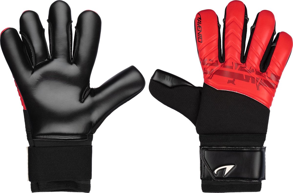 Avento Fingersave Keepershandschoenen - Ultimate Grip - Volwassenen - Rood - Maat L