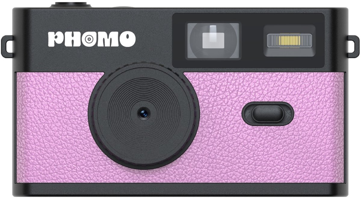 Phomo - Digital Retro Camera - Schermvrij - Lichtroze - 8GB