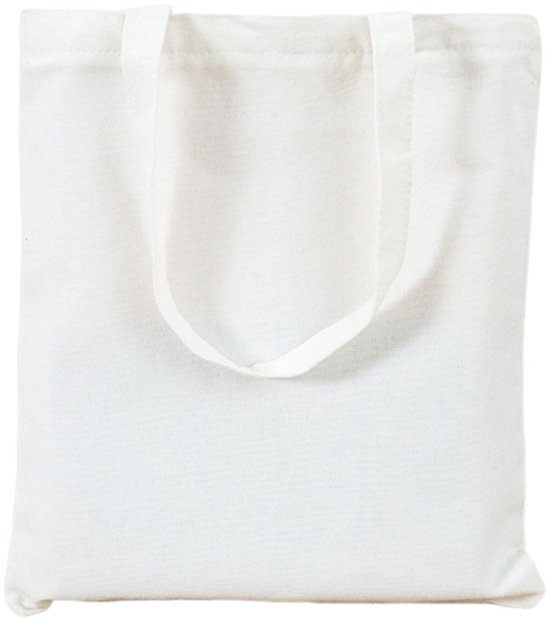 Sacs en coton naturel - Sac en toile - Sac shopping en coton - Sac en toile - Écologique, lavable - une pièce