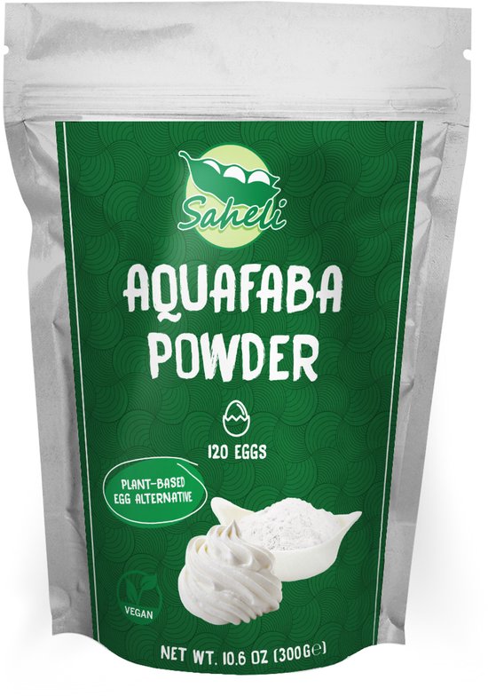 Saheli Aquafaba Poeder (300g) | Vegan & Plantaardige Ei Vervanger & Cocktail Schuimer