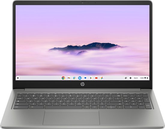 HP Chromebook 15a-nb0210nd Intel® Core™ i3 i3-N305 39,6 cm (15.6") Full HD 8 GB LPDDR5-SDRAM 128 GB UFS Wi-Fi 6 (802.11ax) ChromeOS Zilver