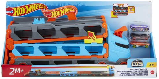 Hot Wheels Speedway Oplegger Speelset - Speelgoedvoertuig