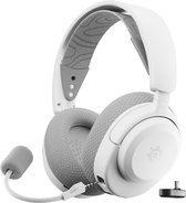 SteelSeries Arctis Nova 3P Wireless Gamingheadset Wit — Mobile App Control — 40 uur accuduur — 2,4-GHz/Bluetooth — Afneembare microfoon — PC, PS5, PS4, Switch & mobiel