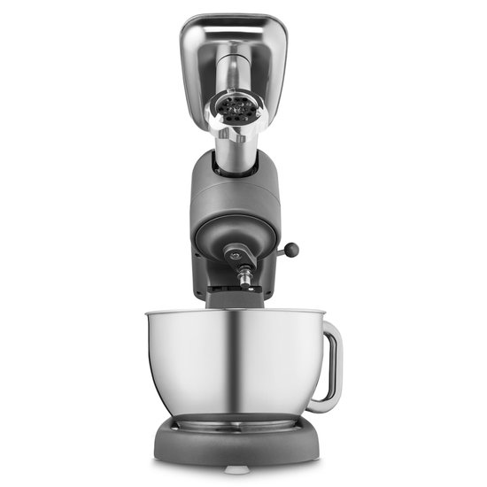 MEDION keukenmachine met vleesmolen (800 watt, gelijkstroommotor, roestvrijstalen kom van 4,6 liter, energiebesparend, zeer stil, digitaal sensor-touchdisplay, MD12600) Titanium van Medion — afbeelding 2