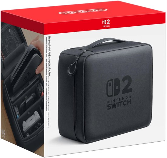 Nintendo Switch 2 All-In-One Consoletas - Zwart - Opbergkoffer