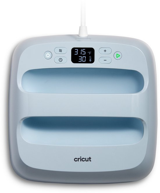 Cricut EasyPress 3 - Transferpers - Hittepers - Zenblauw - 23x23cm