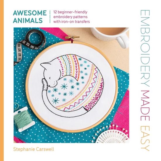 Embroidery Made Easy - Embroidery Made Easy: Awesome Animals - cover
