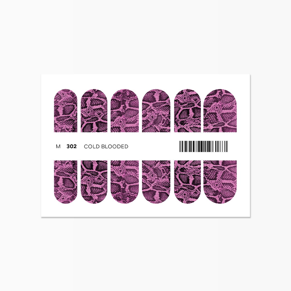 Twisties - Cold Blooded Pink - MEDIUM - Nail Wraps - Professionele Nail Art - Flexible Film - Ultra dun - Patented - Salonkwaliteit - Trendy Designs