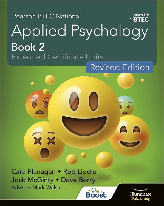 Pearson BTEC National Applied Psychology: Book 2 Revised Edi ... - cover