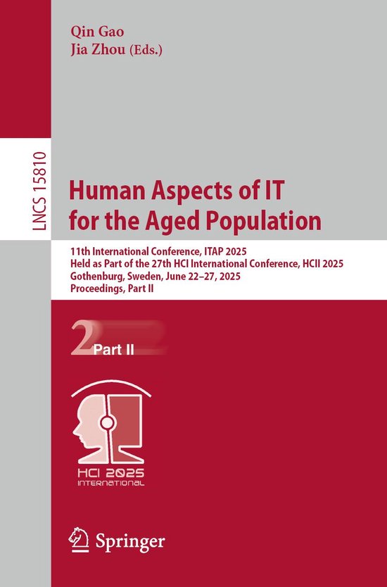 Springer Nature Proceedings Computer Science 2 - Human Aspec ... - cover