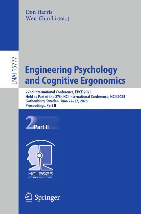 Computer Science (R0) 2 - Engineering Psychology and Cogniti ... - cover