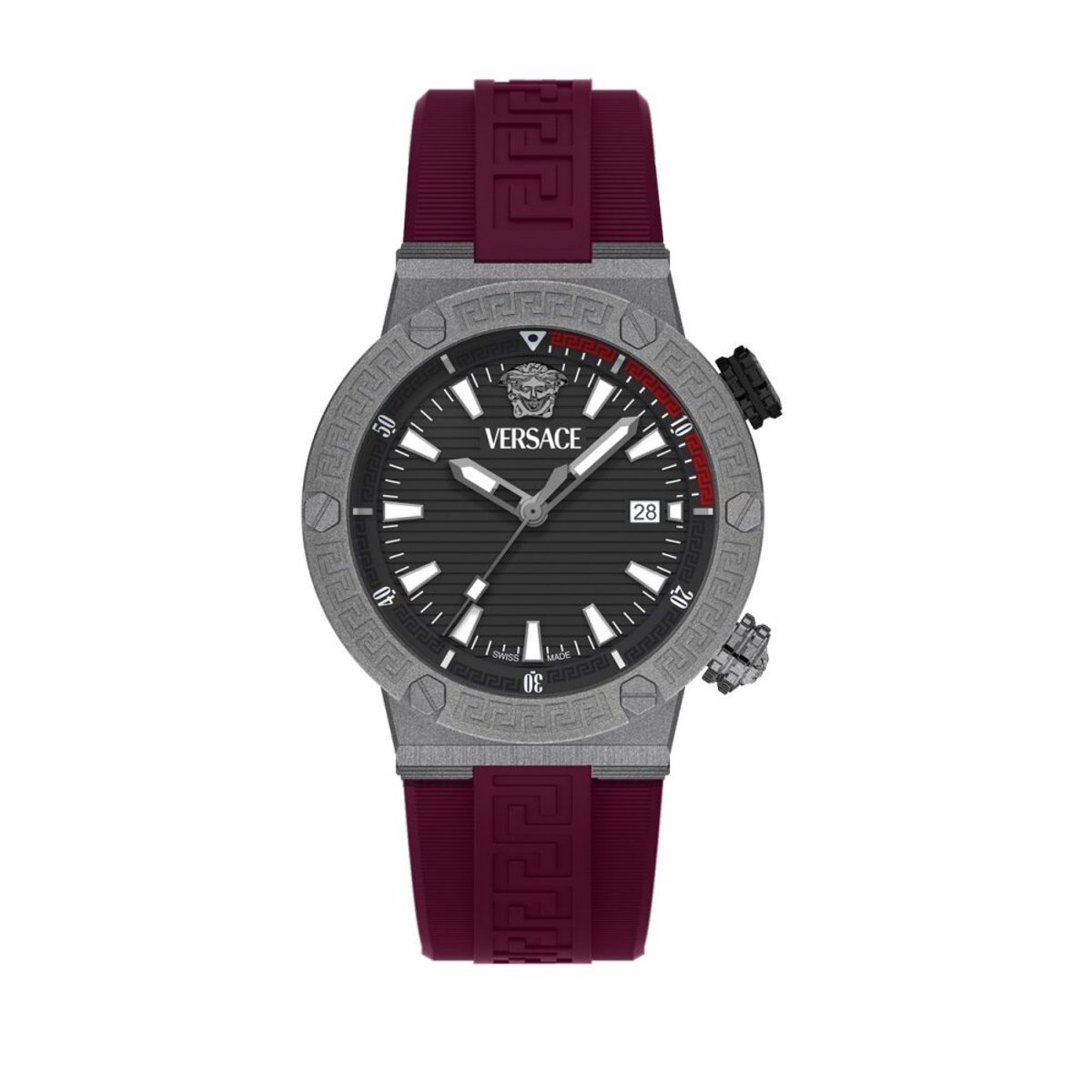 Versace - VE8G00224 - Polshorloge - Heren - Kwarts - Greca Logo Diver