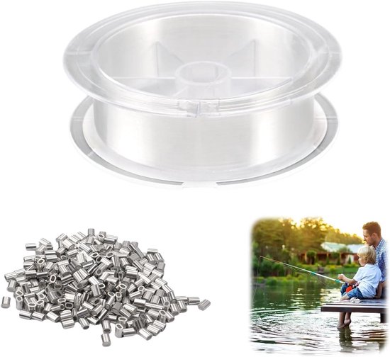 YOUZMY 2x Vislijn 100 Meter – Transparant Nylon – 0.45 Mm – Extra Sterk En Slijtvast – Voor Zoet- En Zoutwater