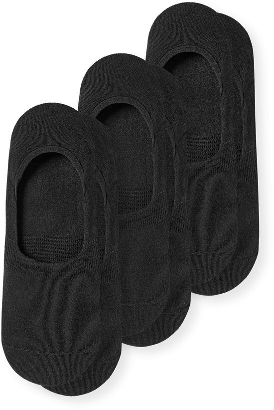 Lot de 3 paires de chaussettes Schiesser pour femme, noires - Long Life Cool - Chaussettes femme