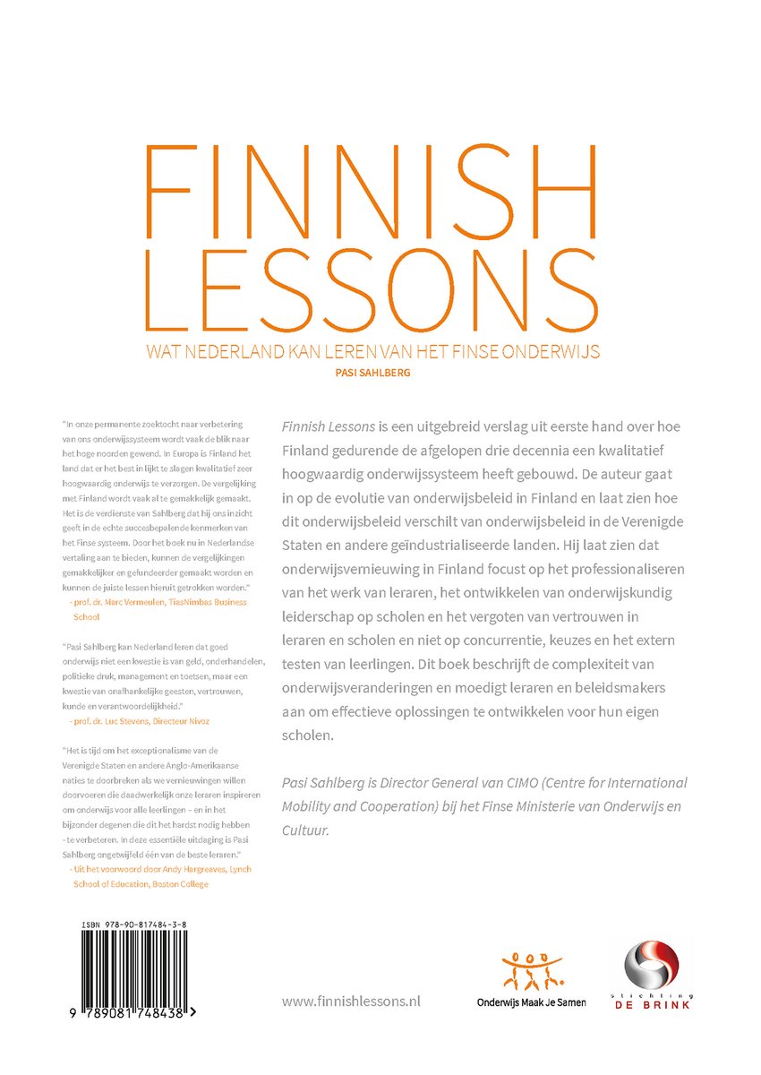 Finnish lessons - back cover