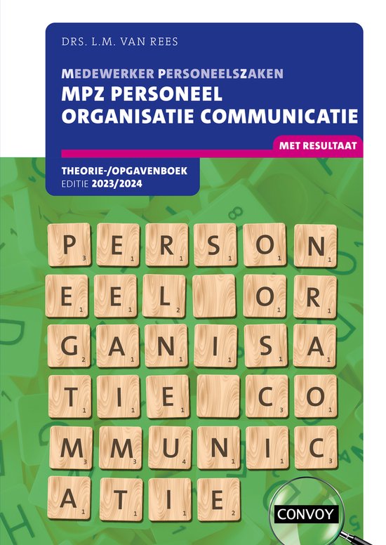 Personeel organisatie communicatie 2023/2024 Theorie-/opgave ... - cover