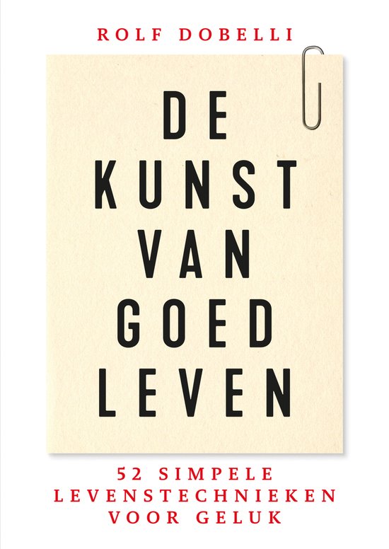 De kunst van goed leven - cover