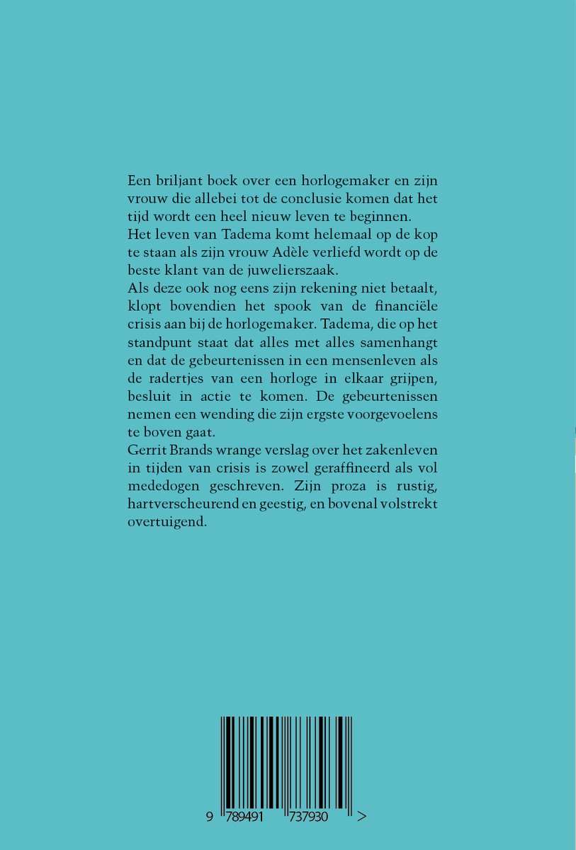Een heel nieuw leven - back cover
