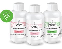 Il Bucato di Adele Wasparfum Frisse Was 150m + Ylang Ylang E Jasmin 150ml + Zonnige Dag 150ml