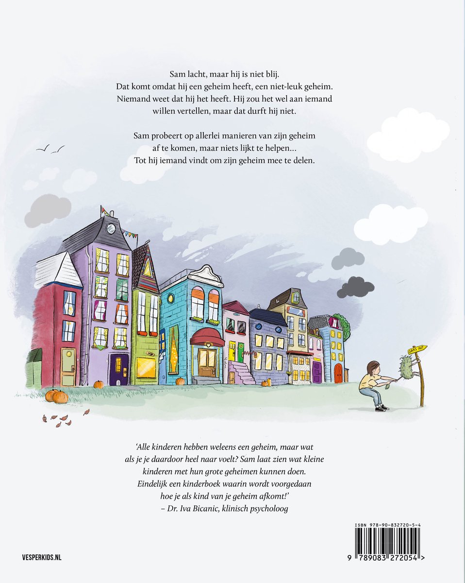 Sam en het niet-leuke geheim - back cover