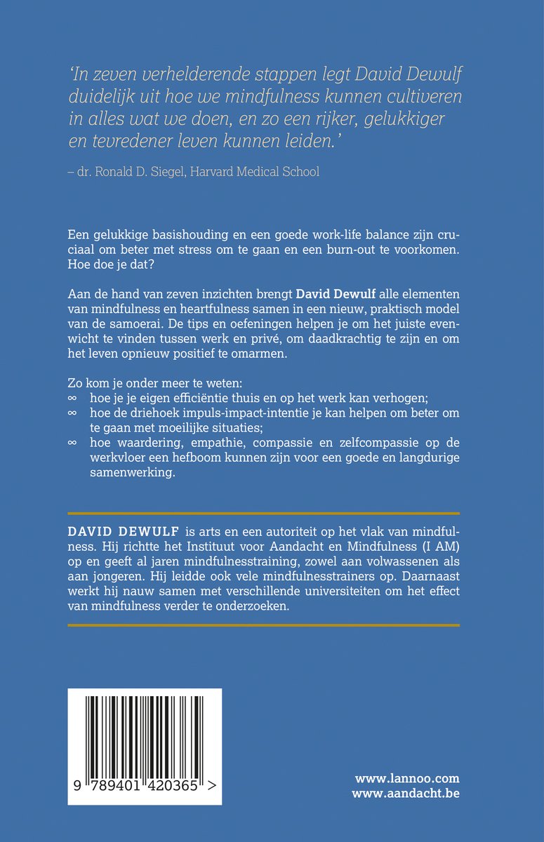 Heartful leven mindful werken - back cover