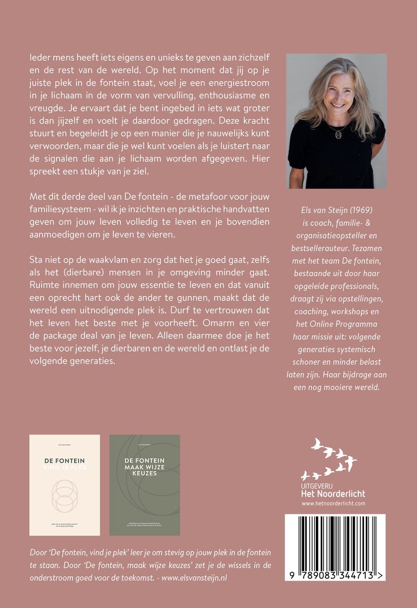 De fontein, vier je leven - back cover
