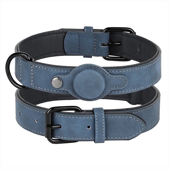 Airtag Hundehalsband Mit Halterung – Verstellbar, Reflektierend, Air-Mesh-Polsterung, Für Kleine Bis Mittlere Hunde