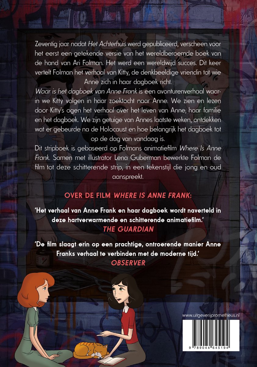 Waar is het dagboek van Anne Frank - back cover